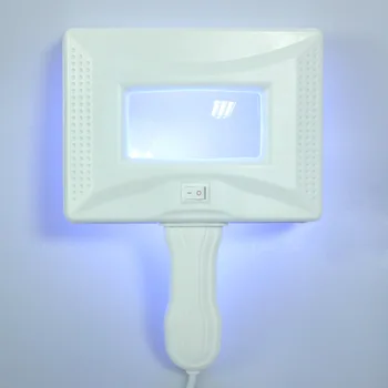 Portátil Profissional de Lâmpada de wood Salão de Beleza Spa de Cuidados da Pele Facial Analisador de Ampliação da Lâmpada de Luz UV Leve