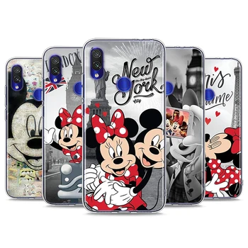 Rato de Minnie do Mickey de Viagem Para Xiaomi Redmi 9i 9T 9A 9C 9 8A 8 VÁ 7 7A S2 Y2 5 6 6A 5A 4X Primeiro-Pro Plus Transparente da caixa do Telefone