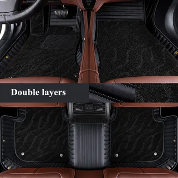 Melhor qualidade! Especiais personalizados carro tapetes para BMW 220d 220i Coupé G42 2023 2022 impermeável casal camadas de tapetes,frete Grátis