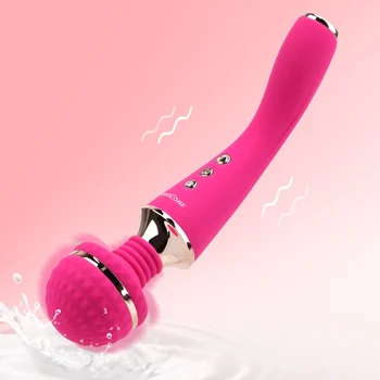 Anal Viginal Massager do Sexo AV Varinha Mágica Vibrador Estimulador do Clitóris Poderoso Vibrador Ponto G Brinquedos Sexuais para a Mulher