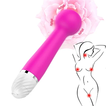Poderosa Varinha Mágica vibratória Estimulador de Clitóris Brinquedos Sexuais Para as Mulheres do sexo Feminino Masturbador em Silicone AV Vibrador Produtos para Adultos