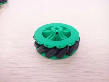 1pcs de impressão 3D do robô DIY Mecanum de borracha Omni roda de self-made inteligente para evitar obstáculos carro mecanum64mm