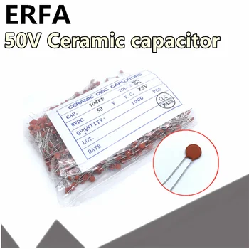 1000pcs capacitor Cerâmico 50V 1pF ~ 100nF 104 4.7 PF capacitores Cerâmicos conjunto 24value*40pcs diy capacitores Eletrônicos de 20%