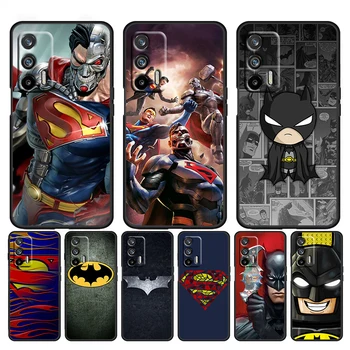 Batman, Superman Para OPPO Reno 7 Pro SE Z 6 Lite Pro 5 Lite 4 Lite Z 2 Z 4G 5G Silicone Preto Macio Caso de Telefone