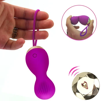 7 Frequência Vaginal Bola De Kegel Bola De Vibração Ovo Vagina Aperte 
A Estimulação do clitóris Brinquedos Sexuais para as Mulheres