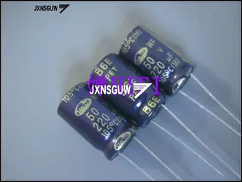 20PCS Original SAMWHA WF 50V220UF 10X16MM ouro Azul capacitores eletrolíticos de Alumínio 220uF/50v 105 graus 220UF 50V